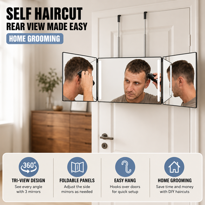 The 360 Mirror™ | Tri-Fold Makeup & Hair Mirror