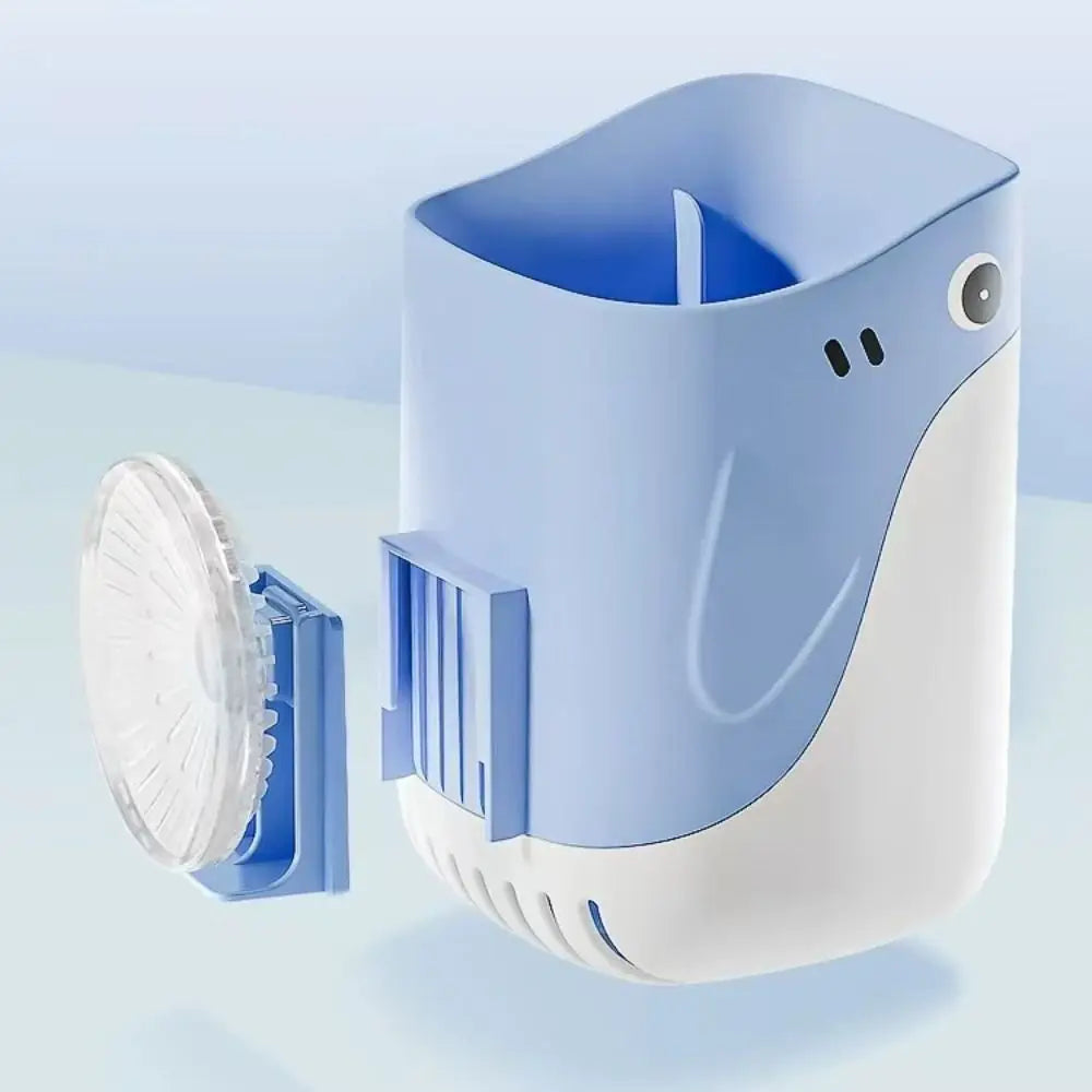 Space Saving Silicone Toilet Brush Set Non-Slip Cute Toilet Scrubber Durable Wall-Mounted Toilet Cleaner with Holder Sinks